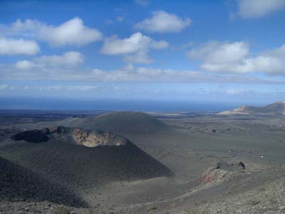 Vulkankegel im Nationalpark Timanfaya - Lanzarote