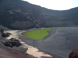 Blick auf die Lagune Lago Verde - Lanzarote