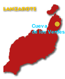 Karte Cueva de los Verdes - Lanzarote