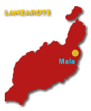Karte Mala - Lanzarote