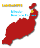 Karte Mirador Risco de Famara - Lanzarote