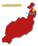 Karte Orzola - Lanzarote