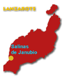 Karte Salinas de Janubio - Lanzarote