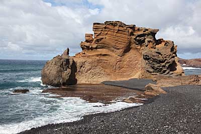 Vulkanfels am Lago Verde - Lanzarote