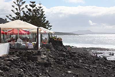 Restaurant am Meer in El Golfo - Lanzarote