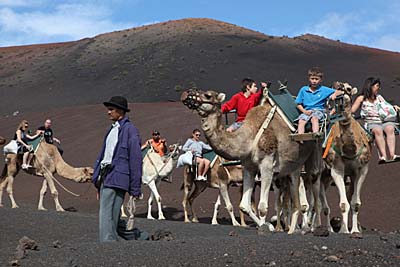 Kamelsafari im Nationalpark Timanfaya