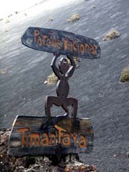 Wegweiser Timanfaya - Lanzarote