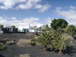 Blick auf das Anwesen von Cesar Manrique - Fundación Cesar Manrique - Lanzarote