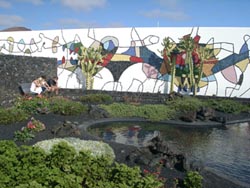 Garten in der Fundación Cesar Manrique - Lanzarote