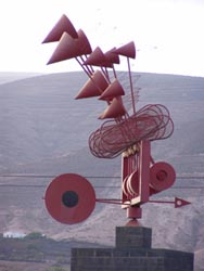 Manrique's Windspiel Juguete del Viento bei Arrieta