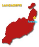 Karte Arrieta - Lanzarote