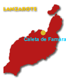 Karte Caleta de Famara - Lanzarote