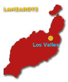 Karte Los Valles - Lanzarote