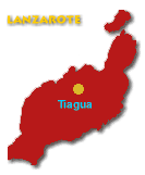 Karte Tiagua - Lanzarote